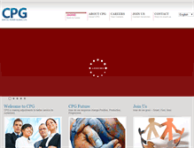 Tablet Screenshot of cpg-ltd.com